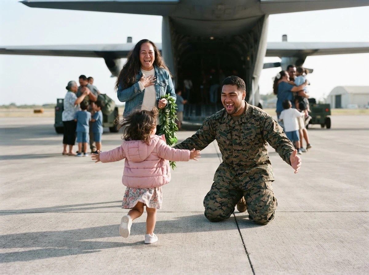 Home from deployment